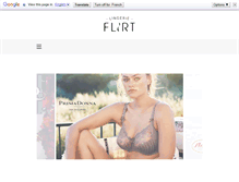 Tablet Screenshot of lingerieflirt.com